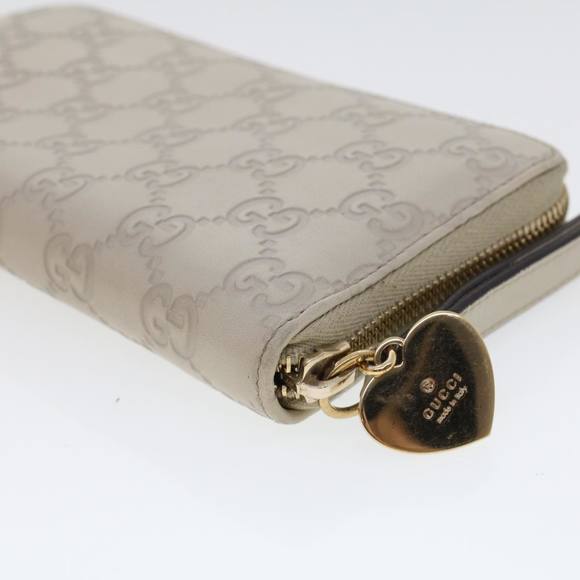 GUCCI GG Canvas ssima Long Wallet White 245914 Auth am4402 - Picture 16 of 16